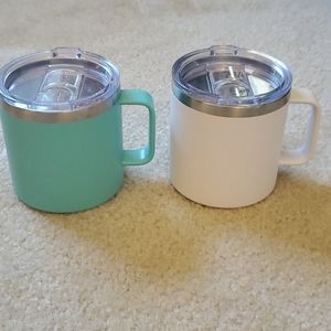 Stainless steel mugs